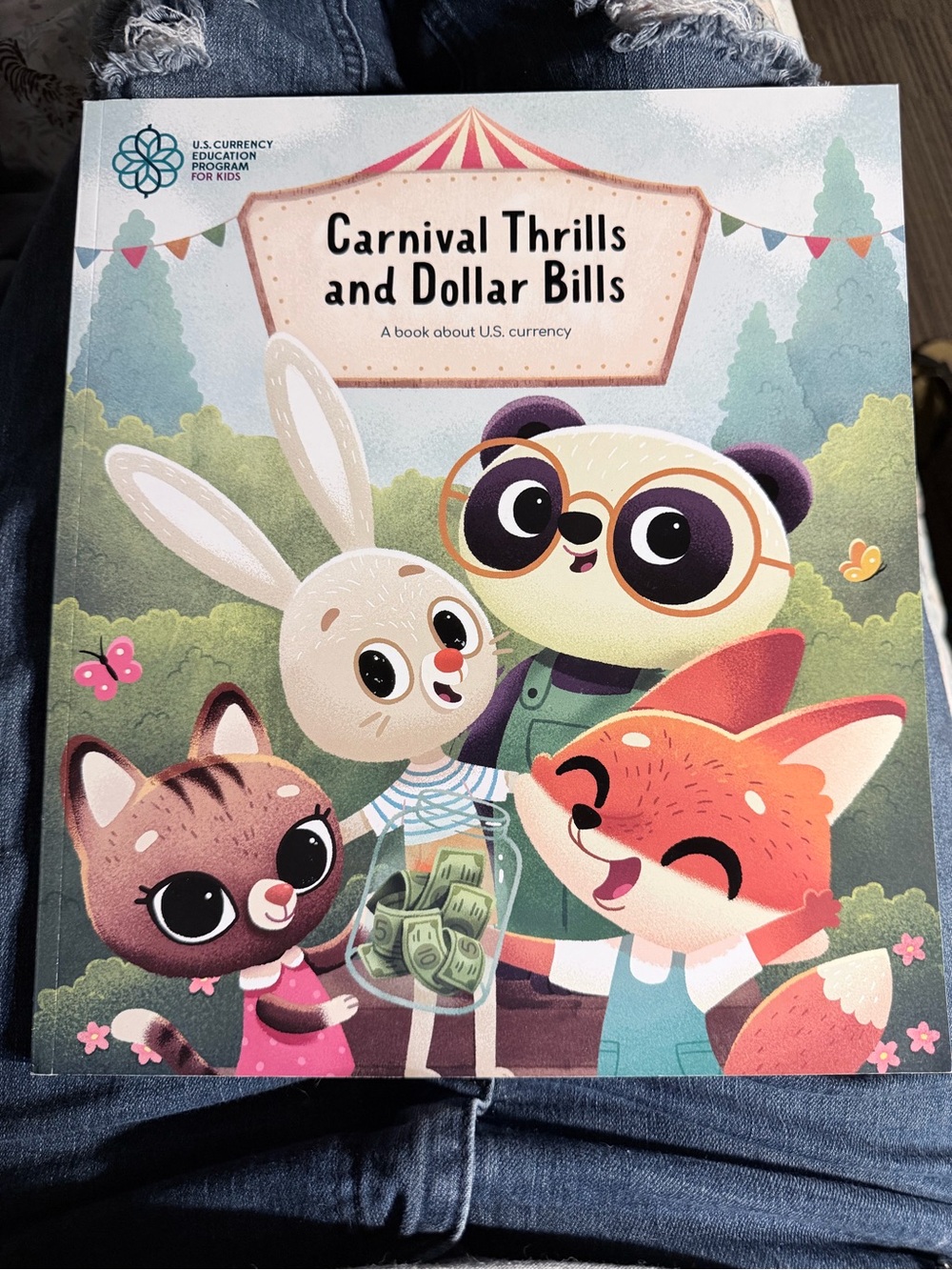 Carnival Trills and Dollar Bills A Book About US Currency for kids paperback